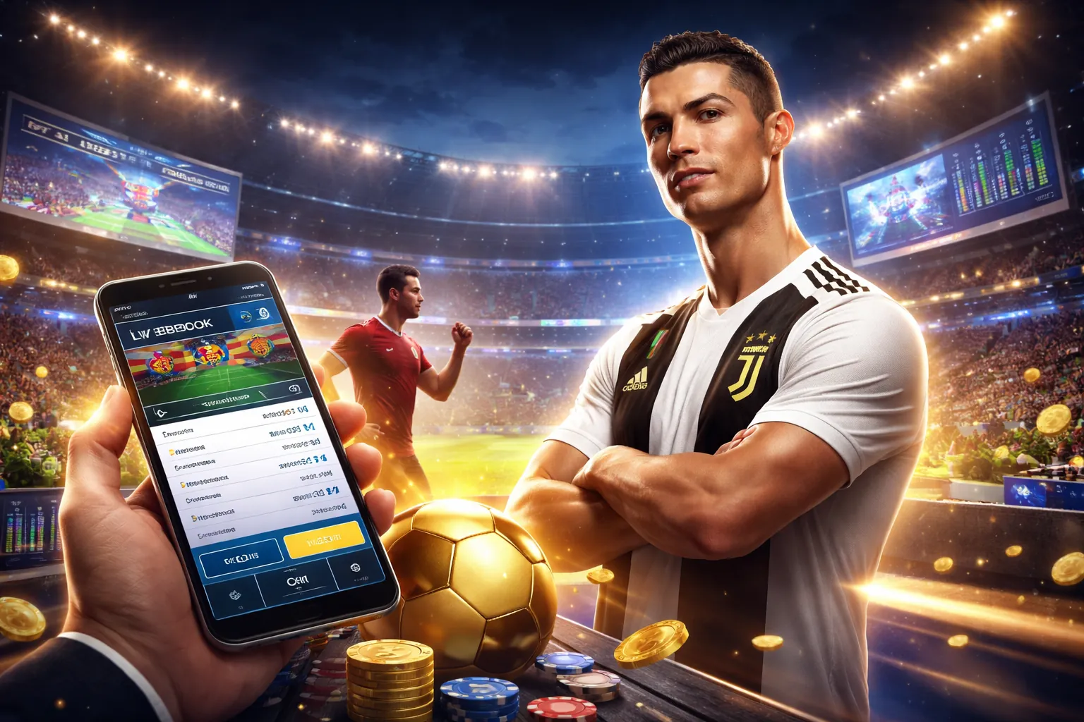 Hình nền cá cược thể thao và casino
